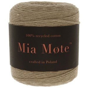 Sznurek bawełniany skręcany do makramy ecconomic beżowy 2mm ~30m