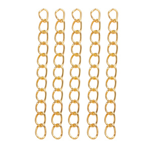 Łańcuszek Regulacyjny Przedłużka Złoty 50mm