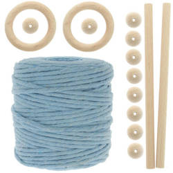Zestaw do makramy dla początkujących 5mm 50m z akcesoriami