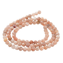 Kamień księżycowy moonstone - kamień intuicji, kobiecości i harmonii - kula fasetowana 3 mm