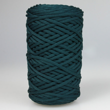 Mia Mote™ ByBag Line Sznurek Poliestrowy płaski bez rdzenia ciemny zielony malachit 3mm