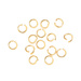 Kółka Kółeczka Ogniwka Otwarte Stal Chirurgiczna złote 18K 5x0.8mm