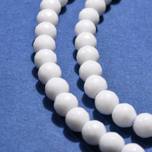 Agat White Kamień Jubilerski Fasetowany kula 6mm