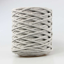 Mia Mote™ Lush Line Sznurek bawełniany 5mm flaxy river stone Nowy Splot