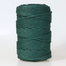 Mia Mote™ Lavish Line Sznurek bawełniany skręcany do makramy emerald 5mm