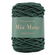 Mia Mote™ Thinny Line sznurek bawełniany 3mm emerald
