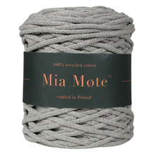 Mia Mote™ Lush Line Sznurek bawełniany 5mm flaxy river stone Nowy Splot