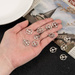 Zawieszka Stal Chirurgiczna peace sign 17x14x1mm