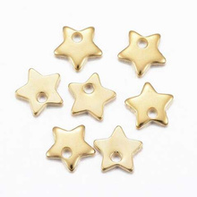 Zawieszka Stal Chirurgiczna złota 6mm