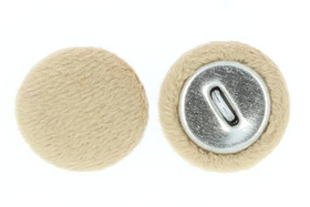 Guziki Tapicerskie Oblekane Obciągane Casablanca CS2304 Jasny Beż 22mm R36 10szt