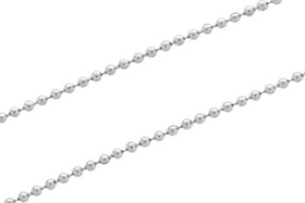 Łańcuszek z zapięciem nieśmiertelnik kulkowy 2.1mm 50cm