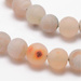 Agat Druzy Peachpuff Grade A Kamień Jubilerski kula 6mm