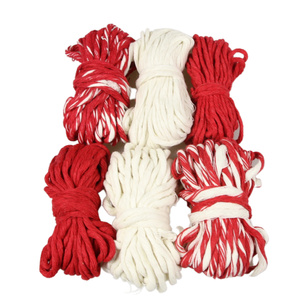 Outlet / Sznurek Bawełniany Skręcany / do Makramy / Classic Eco Line / mix / 2/3/5 mm / 200g  [391]