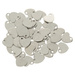 Zawieszka Stal Chirurgiczna Serce 9x10x0.8mm 5szt