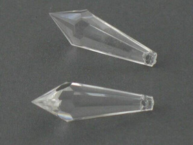 Kryształki Akrylowe Kula Brylant Łza Sopelek Sople 37x14mm