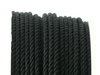 Sznurek Skręcany Czarny 2.2mm 2m