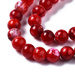 Agat Ognisty Crackle Red - kamień harmonii, odwagi i pewności siebie - kula 8mm