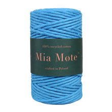 Mia Mote™ Classic Line Sznurek bawełniany skręcany do makramy 2mm apatyt
