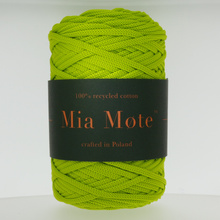Mia Mote™ ByBag Line Sznurek Poliestrowy płaski bez rdzenia zielony laser limonka 3mm