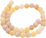 Agat Ognisty Frosted Honey Kamień Jubilerski gładki kula 6mm
