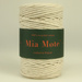 Mia Mote™ Classic Line Sznurek bawełniany skręcany do makramy 5mm light moonstone