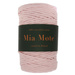 Mia Mote™ Classic Line Sznurek bawełniany skręcany do makramy 3mm Rose Quartz