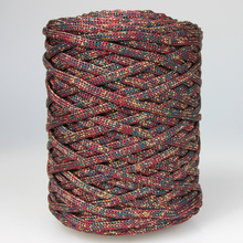 Mia Mote™ ByBag Line Lurex Sznurek Poliestrowy płaski bez rdzenia Świąteczny ze złotą nitką 5mm