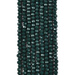Koraliki Fasetowane Kryształki Szklane Rondelle Butelkowa zieleń 3.8x3mm