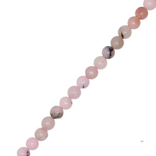 Kamień Jubilerski Naturalny Jaspis Gładki Różowy 6mm 39cm