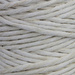 Outlet Sznurek bawełniany skręcany do makramy eco kolorowy krem 5mm