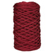 Mia Mote™ ByBag Line Sznurek Poliestrowy matowy płaski bez rdzenia ciemny bordowy wino 3mm