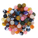 Agat Ognisty Crackle Colorful Kamień Jubilerski Fasetowany kula 4mm