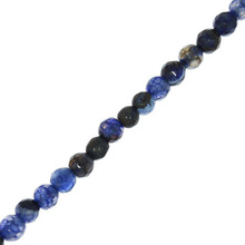 Agat Smoczy Blue Kamień Jubilerski Fasetowany kula 6mm