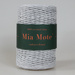 Mia Mote™ Classic Line Sznurek bawełniany skręcany do makramy 3mm basalt grit