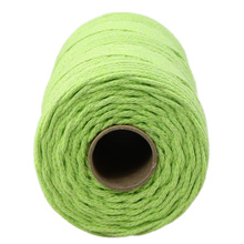 Mia Mote™ Petit Line Sznurek pleciony bawełniany 2mm Lime Quartz