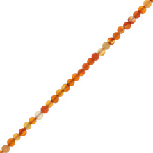 Karneol Orange Kamień Jubilerski gładki kula 3mm
