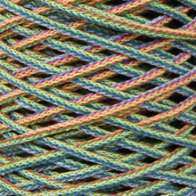 Mia Mote™ Thinny Line sznurek bawełniany 3mm miraże ombre strip