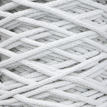 Mia Mote™ / Thinny Line / Sznurek Bawełniany pleciony / Do Makramy / 3mm / Grey White