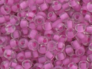 12/0 Color Lined Seed Beads Koraliki Drobne Sutasz Beading Violet 1.9mm 20g