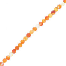 Karneol Orange Kamień Jubilerski gładki kula 4mm