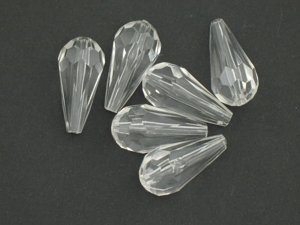 Kryształki Szlifowane Akrylowe Łza Lodowy Crystal 26x13mm 1szt