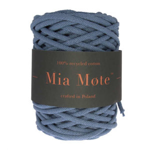 MiaMote™ Extra Lush Line sznurek bawełniany blue lace agate  7mm ~50mb