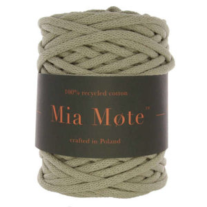 MiaMote™ Extra Lush Line sznurek bawełniany olive aquamarine 7mm ~25mb