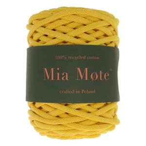 MiaMote™ Extra Lush Line sznurek bawełniany yellow calcite 7mm ~25mb