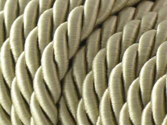 Sznur sznurek ozdobny dekoracyjny skręcany wiskozowy złoty 8mm