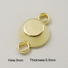 CCB Zawieszka Łącznik Akryl Akrylowa Rivoli Złoty 22x14mm 40szt