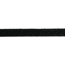Guma gumka płaska z lycrą do maseczek czarna 5mm ~200m