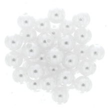 Koraliki Perłowe Perła Perełki Biały 14mm 500g ok 370szt