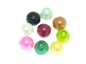 Koraliki perełki perły akrylowe kolorowe 16mm