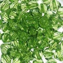 Kryształki Diamentowe Bicone Koraliki zielony jasny 6mm